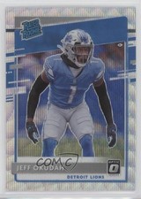 2020 Panini Donruss Optic Rated Rookies Wave Prizm 104/199 Jeff Okudah #193 s3g