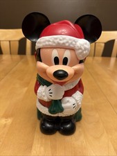 Disney Parks Walt Disney World Popcorn Bucket Santa Mickey Mouse Winter Fun
