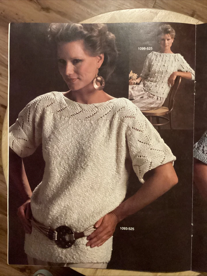 Bernat Killarney Knitting Pattern Elegant Casual Fashion Book No 525 - Image 3 of 4