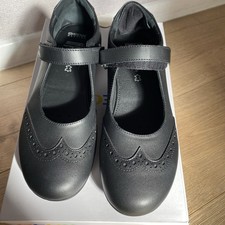 Geox Girls School Shoes Black Leather Size EUR 37 UK 4