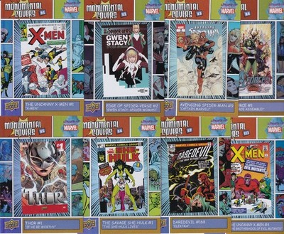 2024 Upper Deck Women of Marvel Monumental Covers-You Pick/Choose! D&A Exclusive