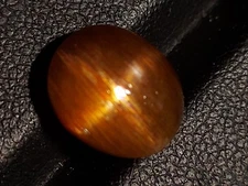 High quality star Sunstone gemstone - natural Aventurine feldspar cabochon 6.75