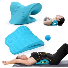 Neck Stretcher Cervical Traction Device for Neck Pain Relief and Back Stretch...