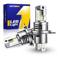 9003 H4 HB2 LED Bulb 50000LM, 900 Brightness, IP68, Quick Install, 2Pack
