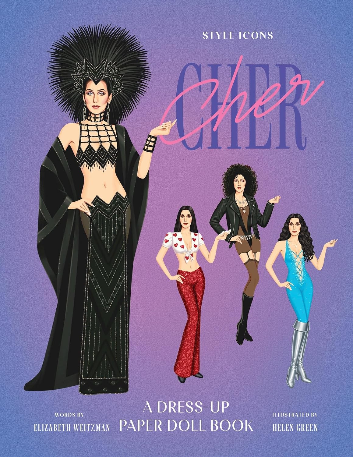 Style Icons: Cher: A Dress-Up Paper Doll Book by Helen Green - Image 5