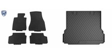 VAICO Fußmattensatz Autoteppich + Kofferraumwanne für BMW 5er Touring G31 5