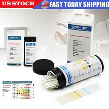 Hot Selling 100 Strips URS-10T Urinalysis Reagent 10 Parameters Urine Test Strip