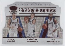 2019 Crown Royale The King's Court Red 21/49 Kristaps Porzingis Luka Doncic 7y2