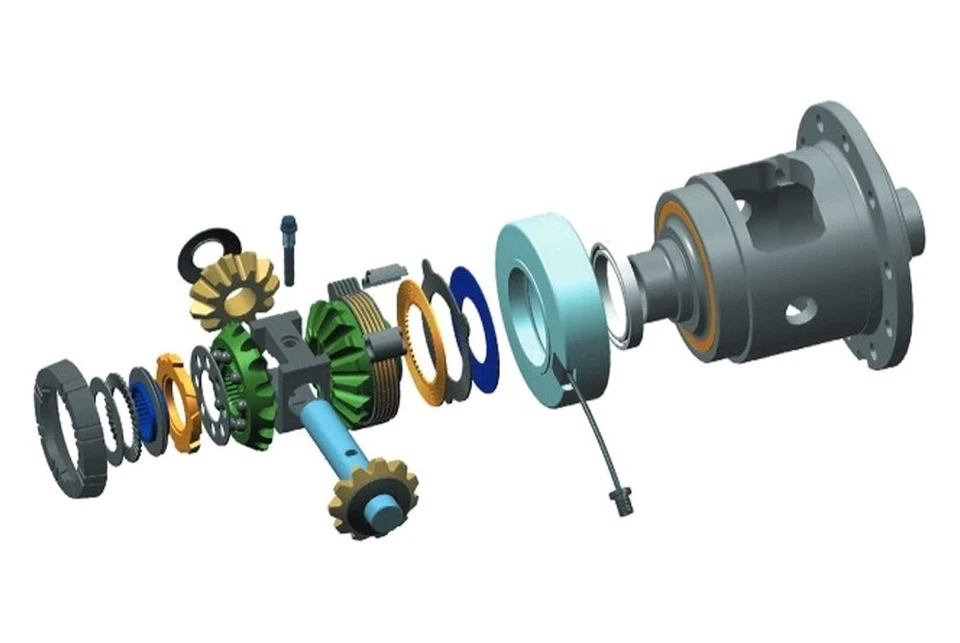 For Dodge Ram 2500 1999 Auburn Gear 545023 ECTED Max Open to Lock Differential Foto 3 de 4