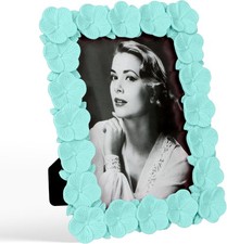 Vintage 4x6 Picture Frame with Glass Front Resin Antique Photo Frame by 26Art