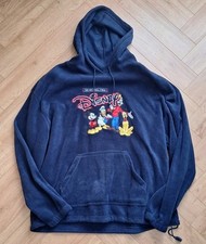 Vintage Official Disney Fleece Hoodie Embroidered Front Sizr XXL