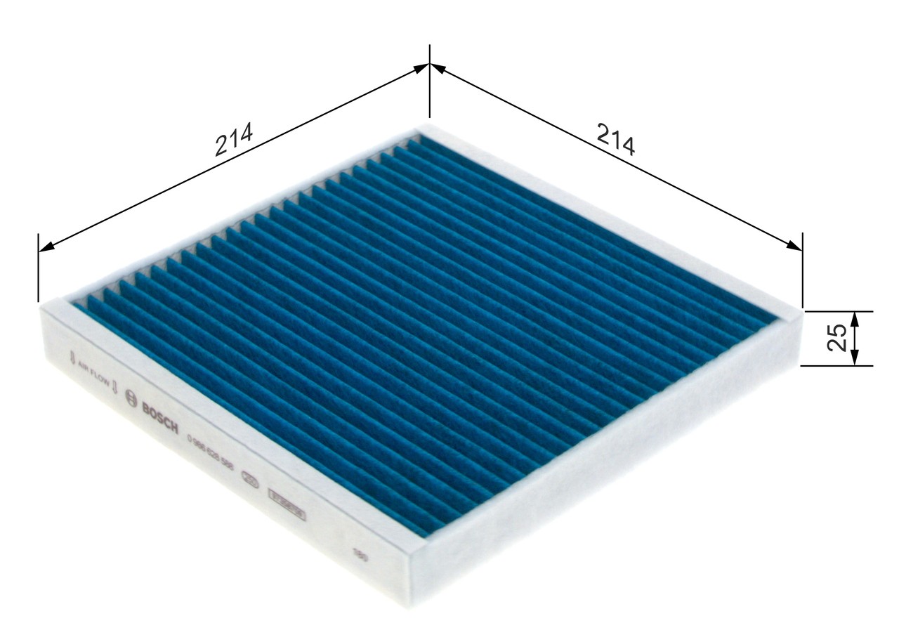 Fits BOSCH 0 986 628 588 CABIN FILTER WEG. ACT.