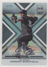 2016 Elite Extra Edition Status Emerald Die-Cut 13/25 Jordan Sheffield Auto 0f6