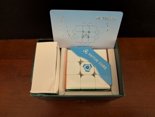 BNIB HaiTun Waverider V1 3x3 Magnetic Speed Cube (Official USA Vendor) - Picture 2 of 5