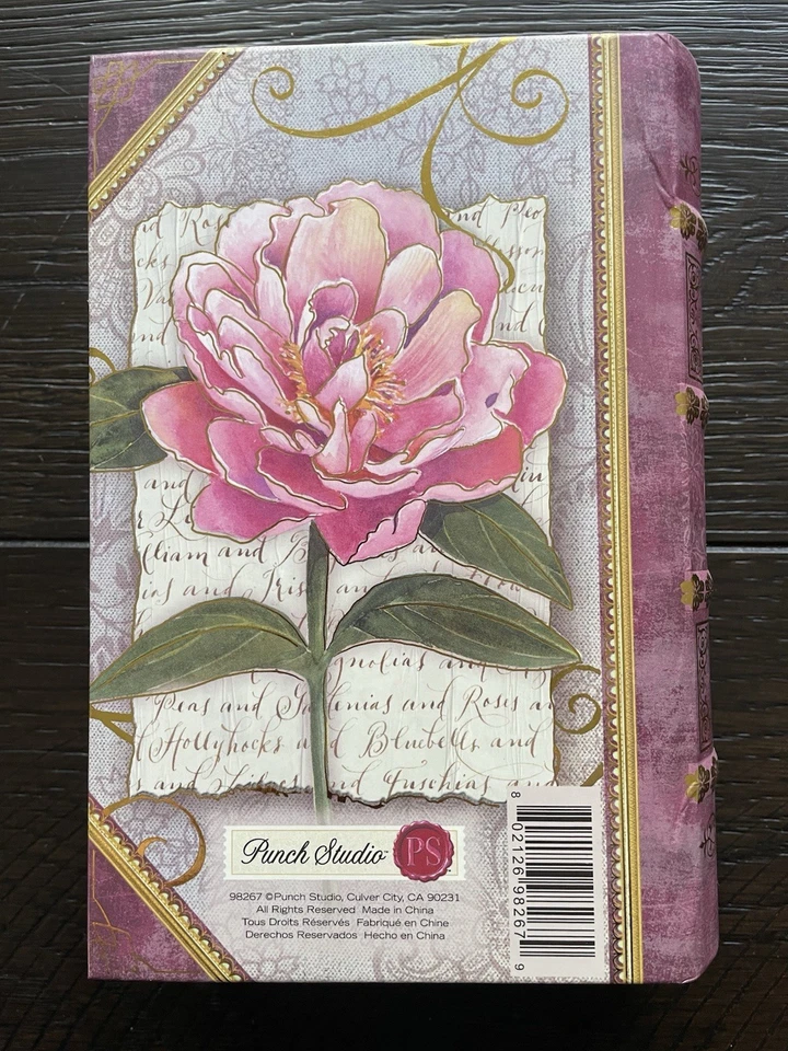 Punch Studio Book Hideaway Keepsake caixa de bugigangas com tampa magnética ~ 6,5 x 4,5 x 1,5 - Imagem 2 de 4