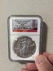 2012 Silver Eagle S$1 Early Releases Struck At San Francisco Graded NGC MS69