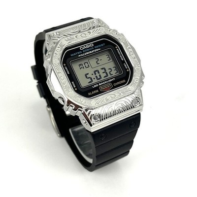 CASIO　G-SHOCK　dw5600　メタル Casio G-Shock DW5600 Mod Full Custom Metal Patterned Case