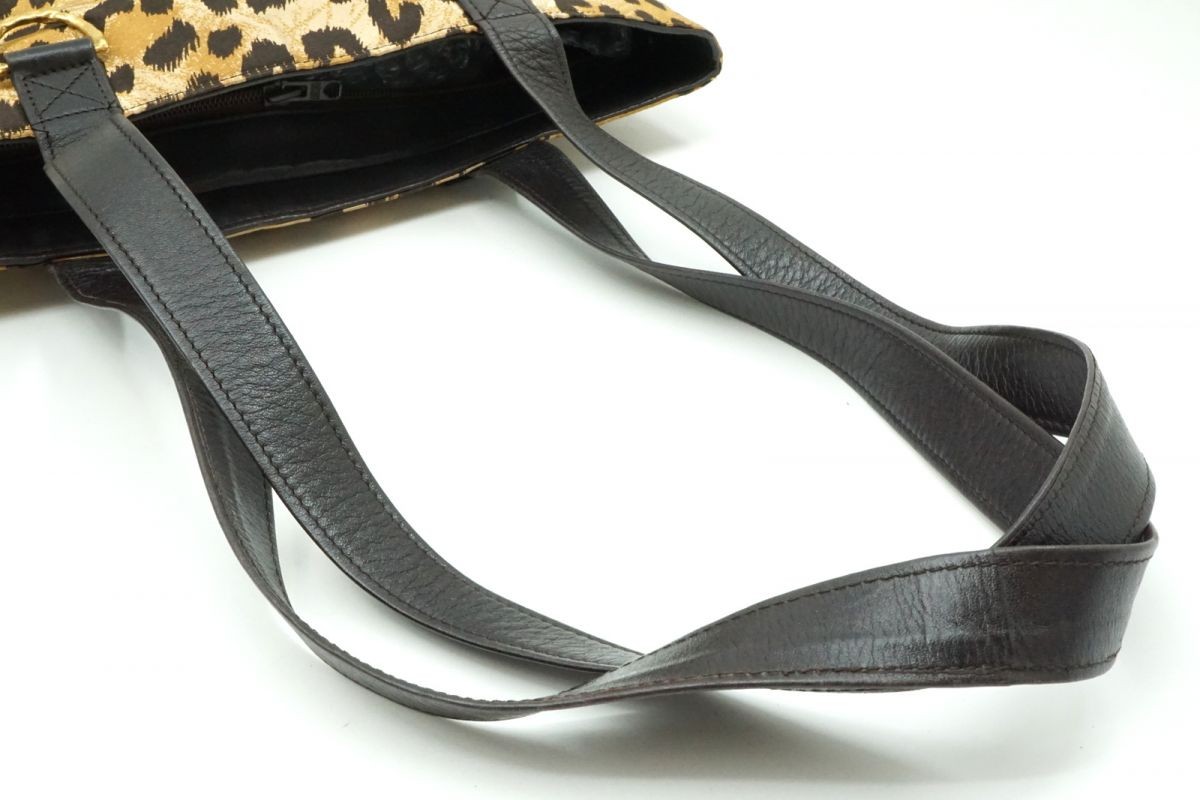 Borsa a tracolla Saint Laurent a mano tote borsetta pelle tela nera autentica