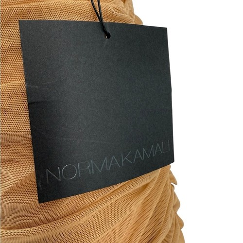 Norma Kamali Swimsuit Halter Bill in Camel Mesh Size Medium New with Tags! - Picture 4 of 7