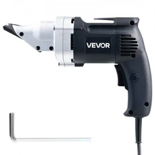 VEVOR Electric Metal Shear,4.0-Amp Corded Sheet Metal Cutter w/360-Degree Swivel