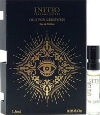 INITIO OUD FOR GREATNESS EAU DE PARFUM VIAL SPRAY UNISEX 0.05 Oz SAMPLE SIZE!!!