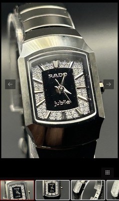 Luxury Ladies Rado Sinatra Jubile Encrusted Tungsten 56 Diamonds 3900.00 New