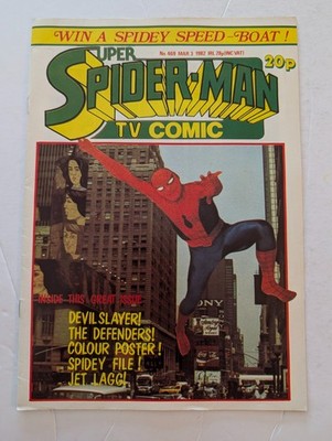 Super Spider-Man TV Comic No 469, March 3rd 1982, Marvel UK. Scooby Doo Ad.
