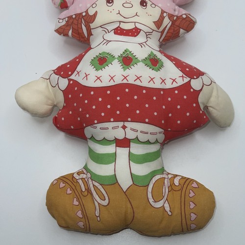 Vintage Strawberry Shortcake Cloth Fabric Cut Sew Stuff 18” Pillow Dolls Lot - Picture 19 of 22