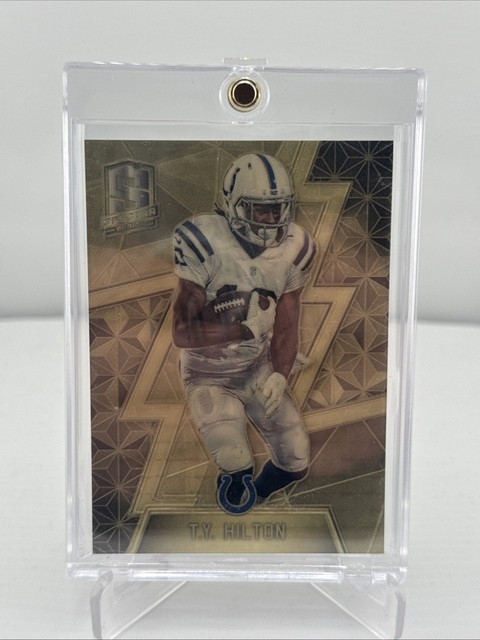 2016 Spectra T.Y. Hilton #38 1/1 GOLD VINYL Colts