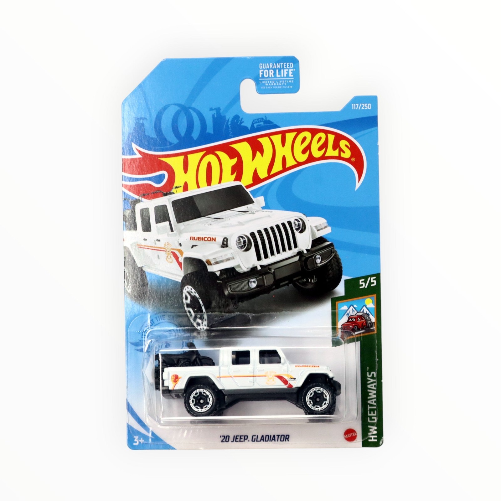 Hot Wheels '20 Jeep Gladiator 117/250 - White - 2021 Mainline A