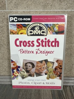 DMC Cross Stitch Pattern Designer Pc Cd Rom  (2002) Brand New And Sealed