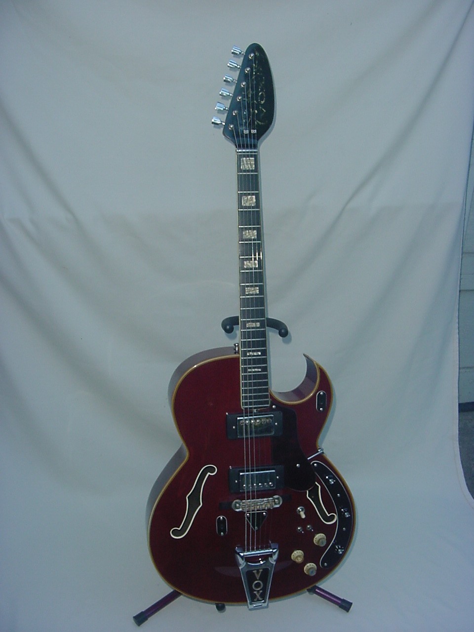 Vintage 60s VOX V286 Grand Prix Hollow Body Electric Guitar Project  /  OHSC