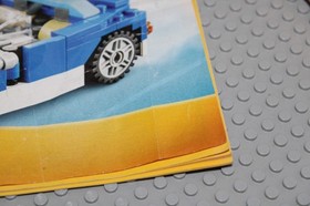 LEGO (6913) CREATOR 3 In 1: Blue Roadster, Used, 100% Complete W/Manuals, No Box