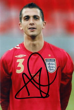 ENGLAND, MIDDLESBROUGH & BOLTON: ANDREW TAYLOR SIGNED 6x4 ACTION PHOTO+COA