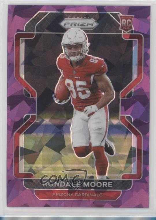 2021 Panini Prizm Rookie Purple Ice Prizm 161/225 Rondale Moore #347 s3g