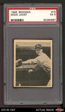 1948 Bowman #15 Eddie Joost Athletics RC PSA 5 - EX