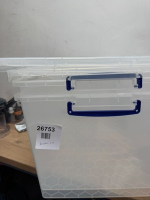 Really Useful Aufbewahrungsbox aus Kunststoff - transparent