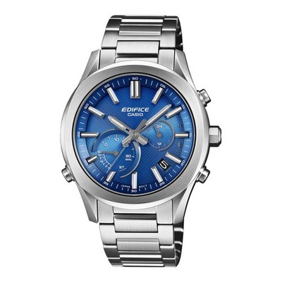 Solar Mens Wristwatch CASIO EDIFICE EQB-1300D-2AEF Chrono Steel Blue Bluetooth