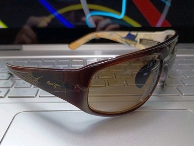 MAUI JIM Guy Harvey SAILFISH Sunglasses MJ233-26 Brown/Brown GC Limited Edition