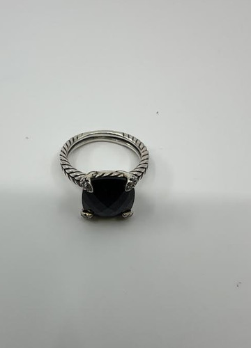David Yurman Ring Prasiolite Green 11mm Petite Size 7
