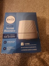 Febreze Plug-in Scented Oil Warmer White Boost Button Alternating Scent Wall
