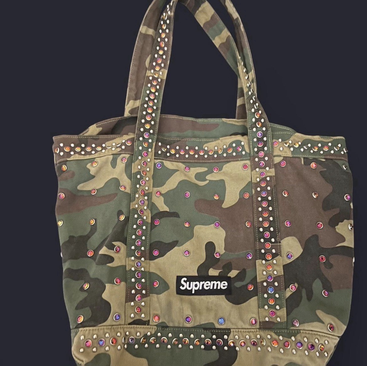 Supreme B.B Simon Camo Tote Bag SS25 | eBay