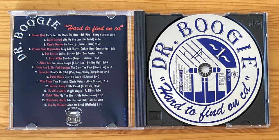 🎸DR. BOOGIE: Hard To Find On CD (Rythm'n'Blues/Blues Rock Compilation) Rare!! - Bild 3 von 3