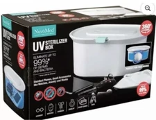 NEW NuvoMed UV Sterilizer Box Eliminates 99% of Bacteria 360 Degree Cleaning