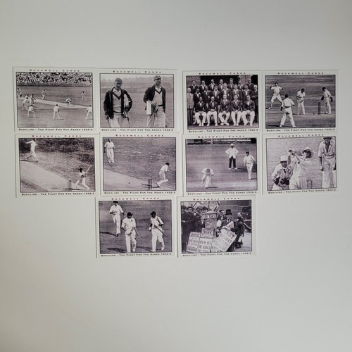 Set Of 10 Bodyline Ashes Series 1932-3 Cards Rockwell Cards 2005 NEW Ungraded - Picture 2 of 3