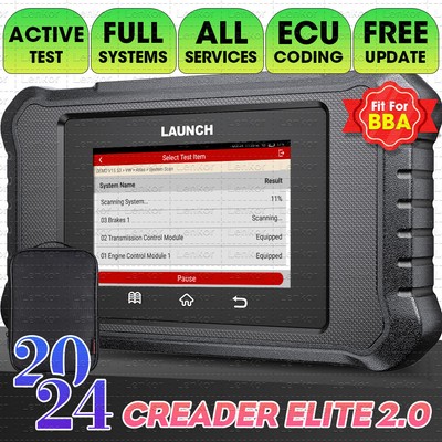 Launch Creader Elite 2.0 For BENZ OBD2 Scanner Diagnostic Tool SRS DPF Oil Reset