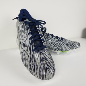 Under Armour Botines De Fútbol V56 Talla 16 de Hombre UA Spotlight Plateado  Metálico Azul Marino | eBay