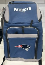 Brand New New England Patriots 30 Can Backpack Cooler Navy Blue Tailgate NWT