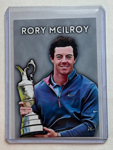 Rory Mcilroy Limited Edition Signed 2014 British Ope Champion Trading Card 2/10
