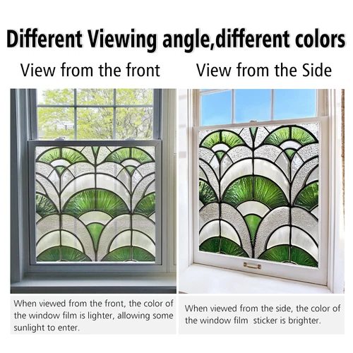 AU Static Cling Glass Window Film Privacy Stained Glass Sticker UV Protection - Picture 29 of 47